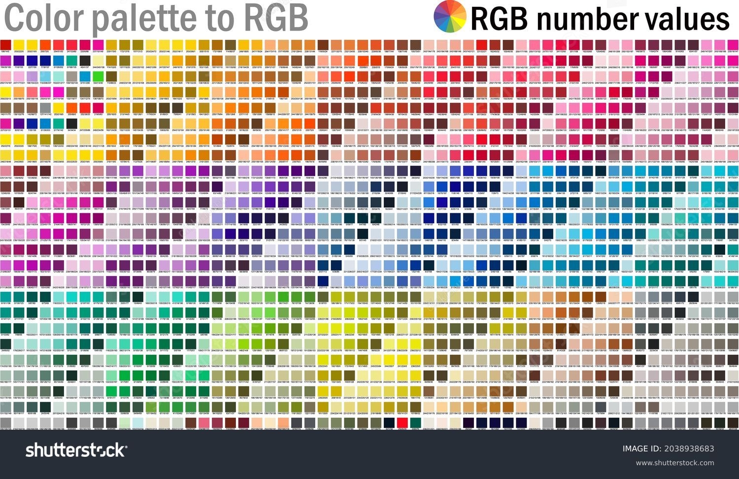 10 Thousand Color Chart Rgb Royalty Free Images Stock Photos Pictures Shutterstock