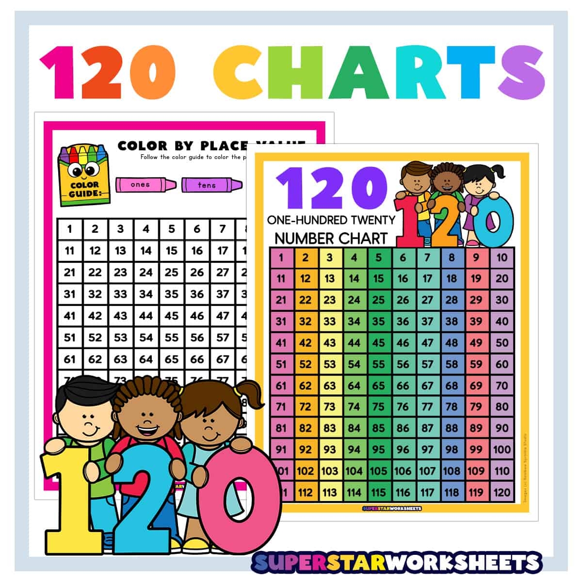 Blank 120 Chart Free Printable