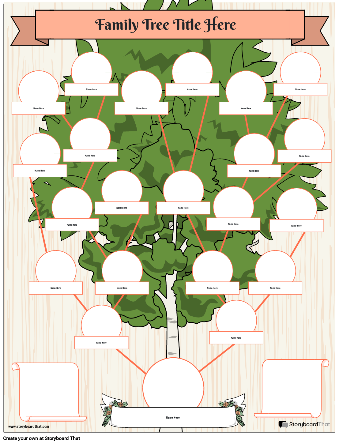 Family Tree Charts Printable