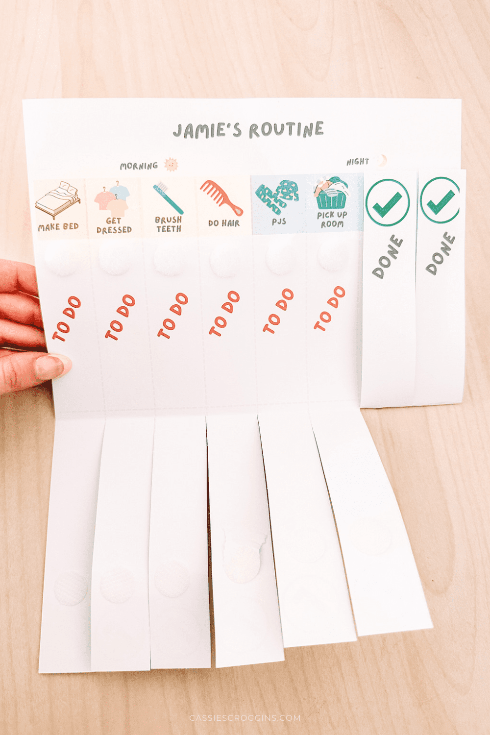 Printable Bedtime Routine Chart