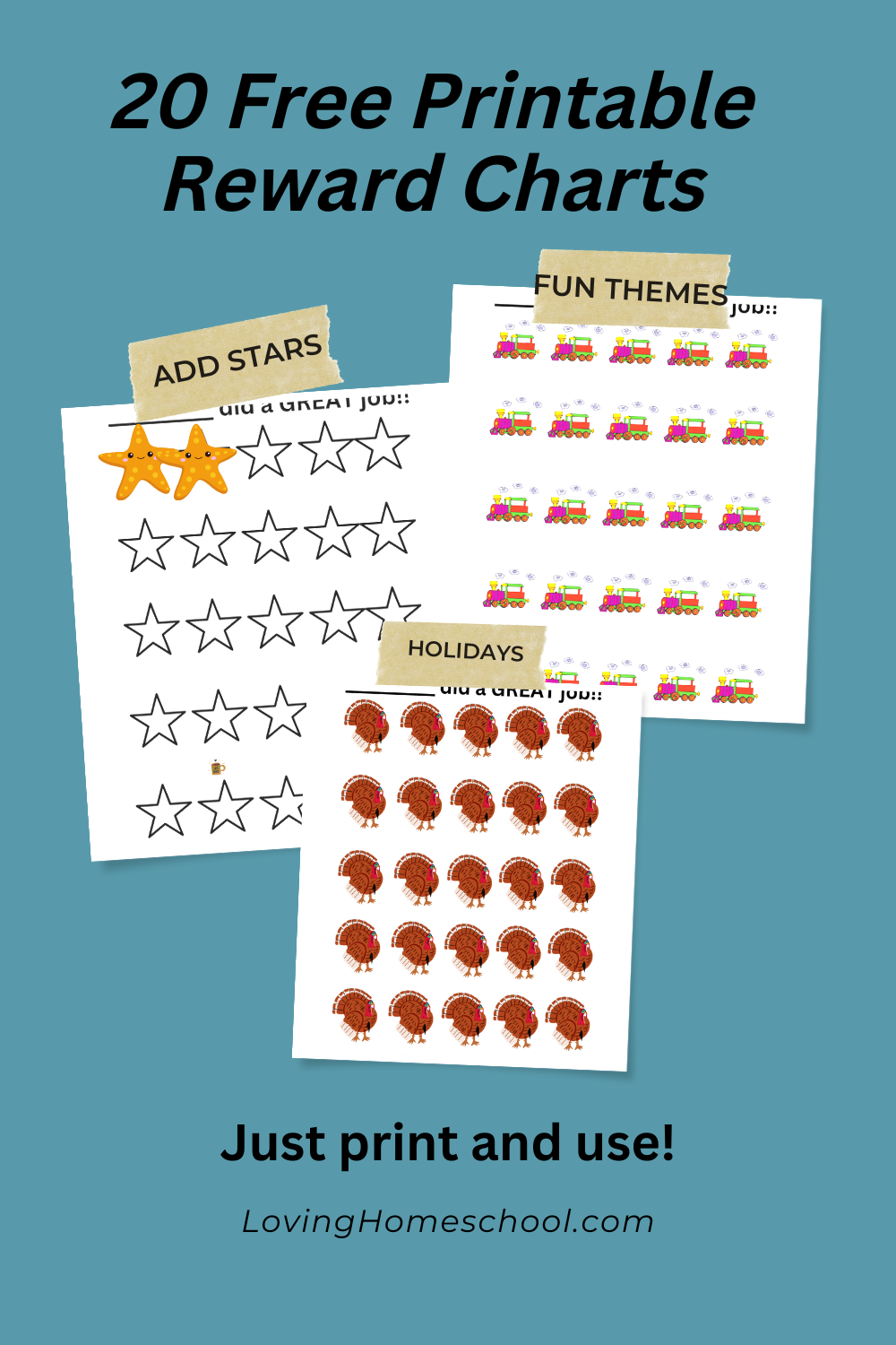 Printable Sticker Chart