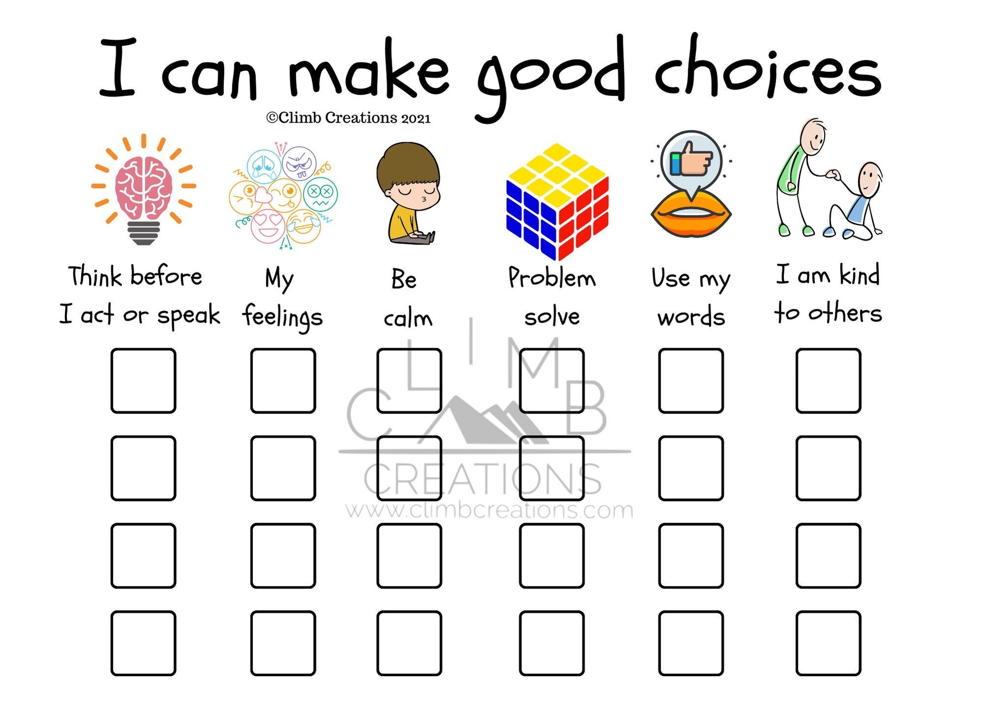 Printable Adhd Reward Chart
