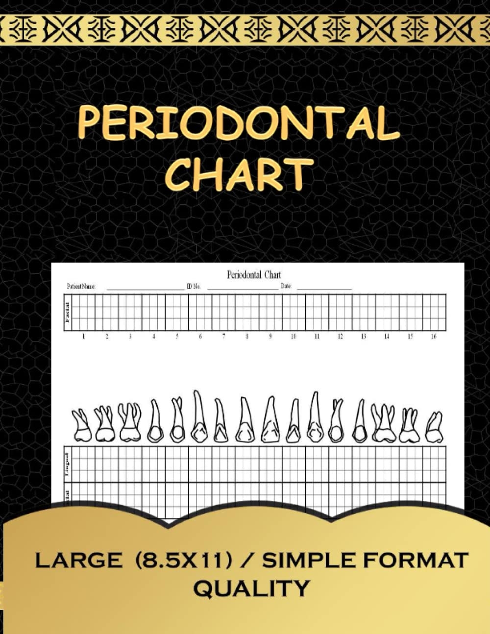 Periodontal Chart This Periodontal Chart Allows Dentists To Mark Irregularities On All 32 Teeth For Adult Patients Including The Facial And Lingual Sides Phsicalox Amazon de Books
