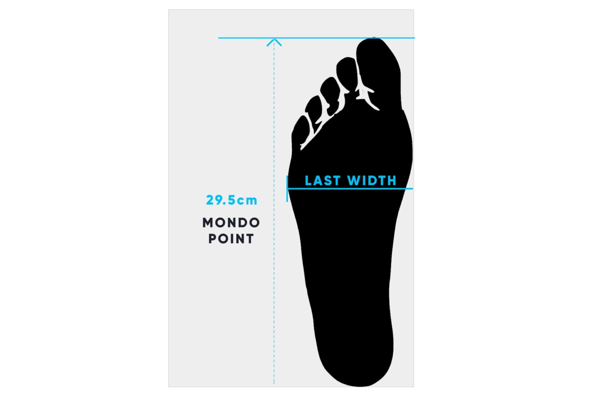 Ski Boot Size Chart Mondopoint Size Guide with Sizing Tips Carv