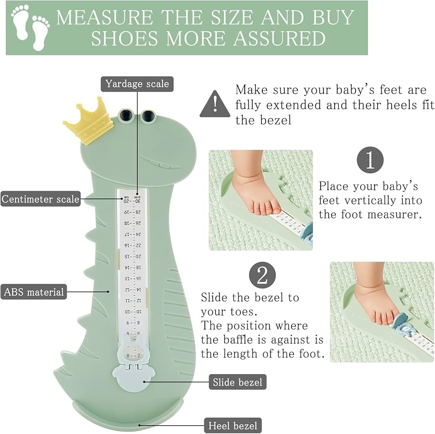 Printable Toddler Shoe Size Chart